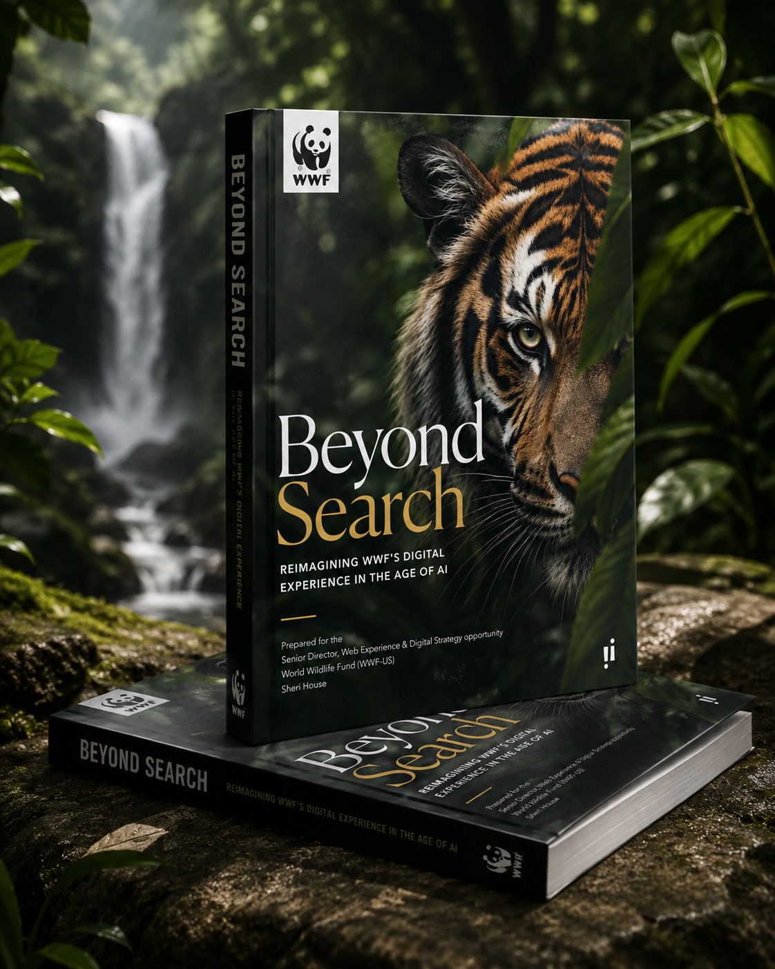 AI digital transformation concept illustrating WWF's future digital experience and AI-powered content discovery.